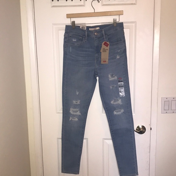 NWT Levi's 720 High Rise Super Skinny Jeans - Picture 6 of 12